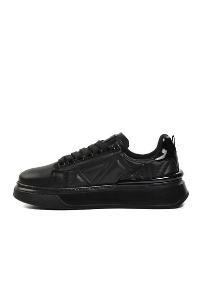 Pierre Cardin 28211 S Ανδρικά παπούτσια casual με ψηλή σόλα Μαύρα