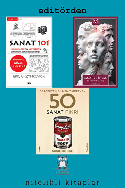 Muhayyel Yayıncılık Sanat 101 - Sanat Ve Insan / Irwin Edman - 50 Sanat Fikri / Susie Hodge