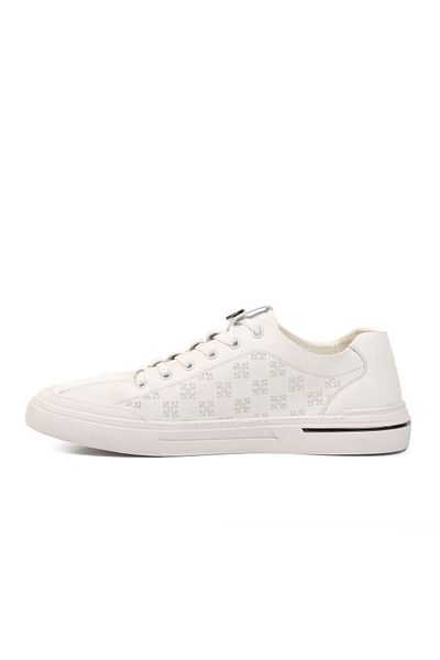 Guja 24y510-3 Lace-Up Ανδρικά Casual Παπούτσια Λευκά