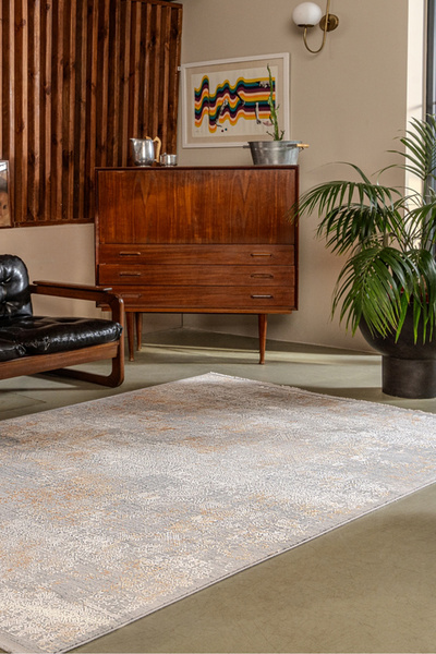 KREASYON HALI Gallery 1268 Çok Renkli Uzun Ömürlü Yumuşak Dokulu Salon Mutfak Koridor Oturma Odası Yolluk Halı