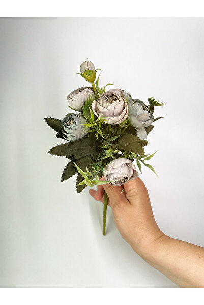 Hobi Stok Floare artificială Lux - Buchet de bujor - 30cm