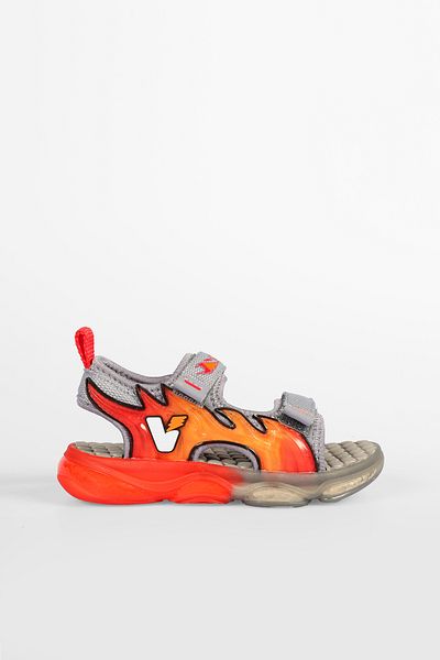 Vicco Jack Lighted Baby Boy Gray Sandals