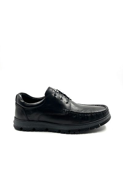MARCOMEN 19601 Confort Μαύρο Δερμάτινο Sneaker - Ανδρικό Μπαλέτο