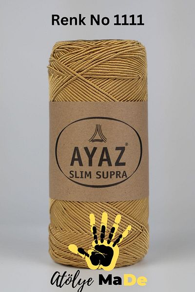 Ayaz Slim Supra -1111- Frosty Slim Supra 100gr 200m 80%Βαμβάκι 20%Πολυεστέρας