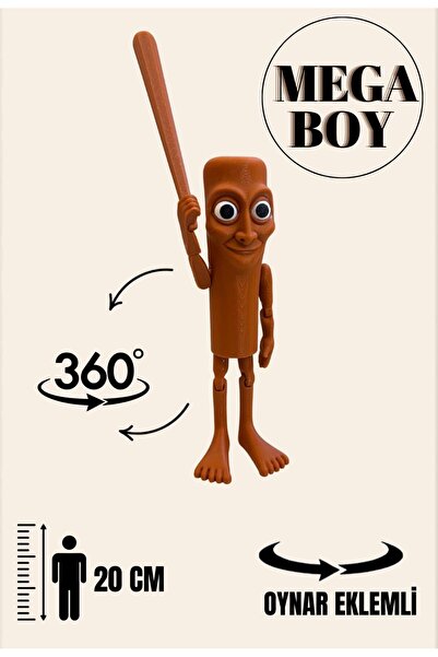 You Toys Sahur Brainrot Eklemli-Mega Boy 20cm Figür