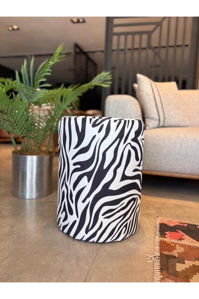 Akse Design Zebra Desen Puf