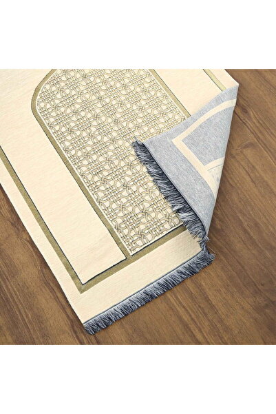 İkranur Κρέμα πολυτελείας με σχέδιο Σελτζούκων για χαλί προσευχής (66 x 120 c...