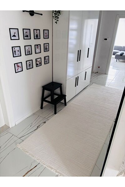 Piala Home Beyaz Modern Bukle Halı