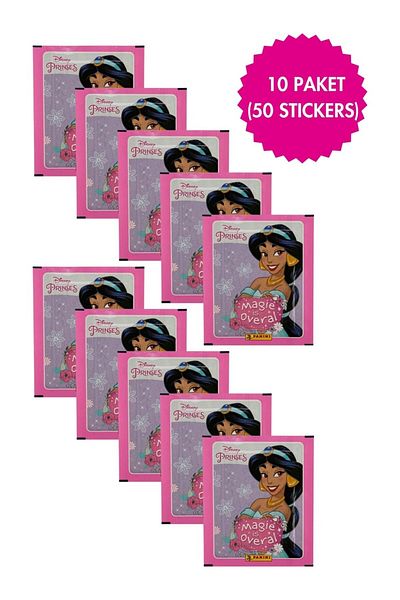 Panini Disney Officially Licensed Princess Sticker 10 Packs (40 Stickers and 10 Collections)