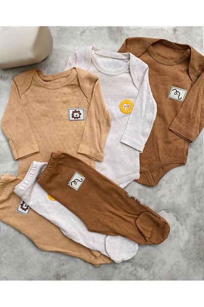 Necix's Gold Stone Baby Malta Body and Triple Set for Baby Boy
