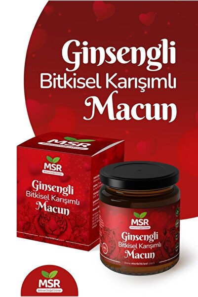 MSRbitkisel Ginsengli Bitkisel Karışımlı ( Kuvvet) Macunu 300g