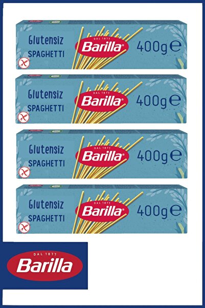 Barilla Glutensiz Spagetti (SPAGHETTİ) Makarna 400 gr X 4 Adet