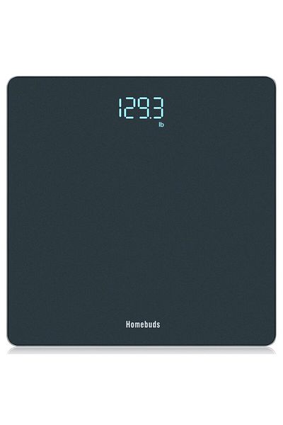 Homebuds Digital Weight Scale For Body Weight, Weighing Professional Since 2001, Crystal Clear Led