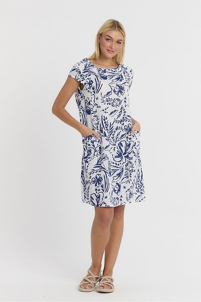 Heaven Ephesus Women's Dress - Muslin Shawl Pattern Milano Dress - 3065