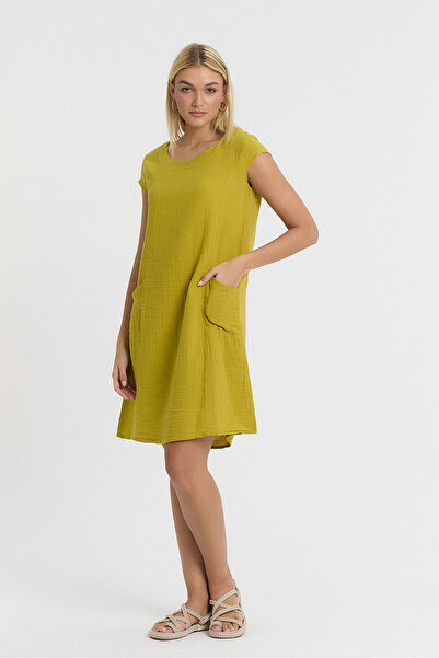 Heaven Ephesus Kadın Elbise - Müslin Milano Elbise - 3060