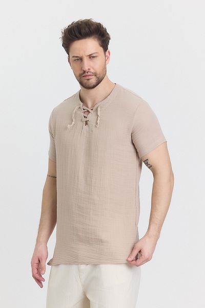 Heaven Ephesus Ανδρικό πουκάμισο - Muslin Alaçatı Shirt - 4070