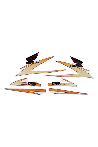 Honda Titan Etiket Takımı Kırmızı