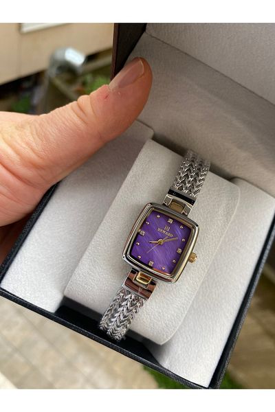 Reward Original Small Case Square Silver Color Luxury Waterproof Women's Wristwatch