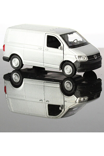 Volkswagen Welly Transporter T6 Die Cast Metal Car مرخصة 1-34 (رمادي أو أبيض)