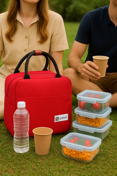 SürLaz Hot and Cold Food Transport Thermal Bag – Practical Solution for Picnic, Camping, Journey, School and Office