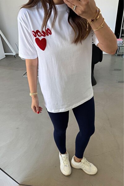 BE CHİC ΓΥΝΑΙΚΕΙΟ ΜΠΛΟΥΖΑ ΠΟΔΗΛΑΤΟ ΛΕΥΚΗ ΚΑΡΔΙΑ ΚΕΝΤΗΜΕΝΗ ΛΟΥΡΙΚΗ ΜΠΛΟΥΖΑ ΑΥΤΟΣ ΜΕΓΕΘΟΣ AYD4376