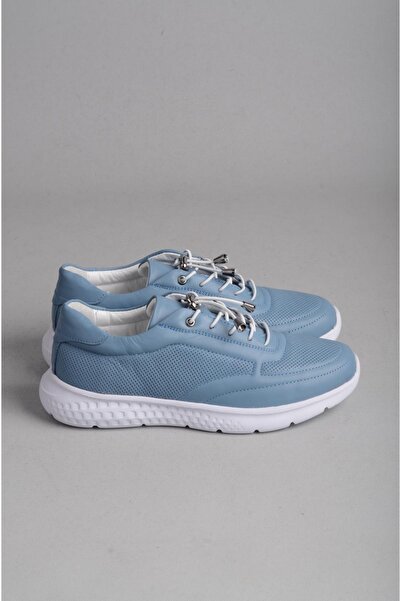 SEÇ KUNDURA SELECT N111 PANTOFI SPORT DIN PIELE NATURALĂ PENTRU FEMEI ALBASTRU