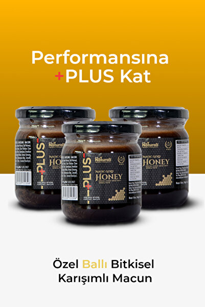 Aktiva Naturals Üçlü Magic Gold Honey Plus Özel Ballı Bitkisel Karışımlı Macu...