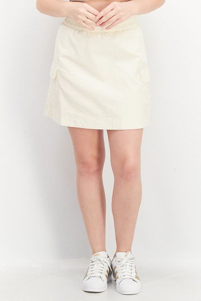adidas Women Sportswear Fit Brand Logo Training Skirts, Beige