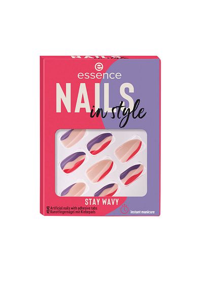 Essence Nails In Style Uñas Artificiales #stay Wavy