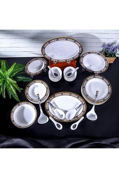 ROYALFORD 56 Piece Melamineware Dinner Set- RF12490