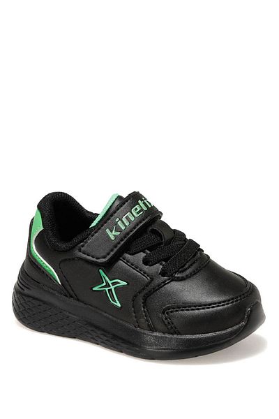 Kinetix Marned J Black Boy's Walking Shoes