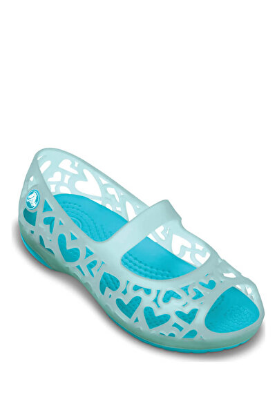 Crocs Adrına Hearts Flat Açık Mavi Kız Çocuk Babet