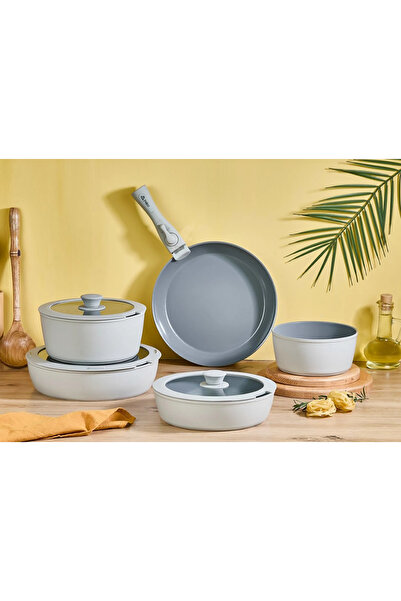 FALEZ AURİS AKILLI SET 8 PRÇ GRİ