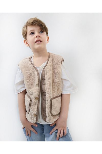 Coco & Bamboo Teddy Lined Children's Vest