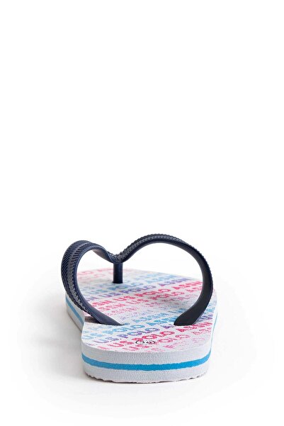 U.S. Polo Assn. Boy's White Slippers