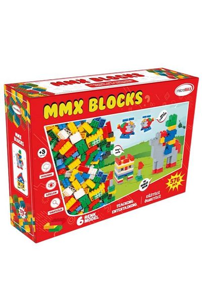 Mikromax Mmx 576 قطعة من مكعبات البناء من الورق المقوى