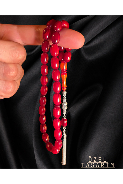 Erbab i Kehribar Fever Amber Tasbih - Handmade, Design și Eleganță din argint