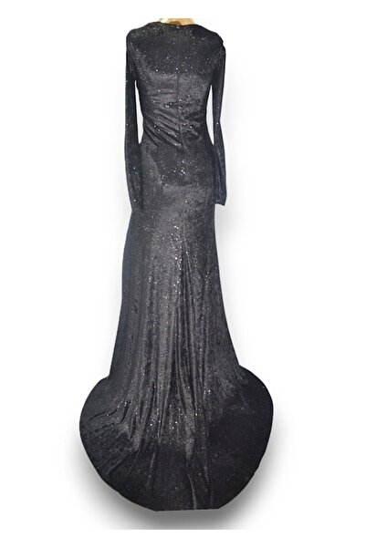 KLASTARZ #HOMESTORE #S #36 #BALIK #KADİFE #ASİL #ZARİF #TESETTÜRE #UYGUN #KUYRUKLU #ABİYE #GECE #ELBİSESİ