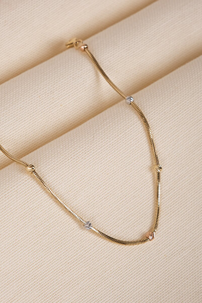 Safir Kuyumculuk Altın Dorica Yılan Zincir Bileklik