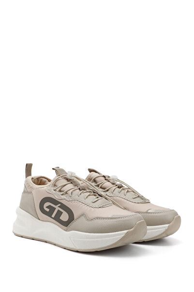 GÖNDERİ(R) Women's Nude Wedge Sole Knitwear Comfort Sneaker