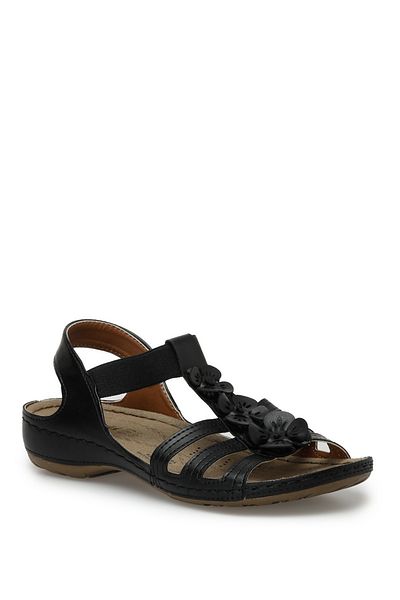 Polaris 157362z3fx Black Women's Comfort Sandals