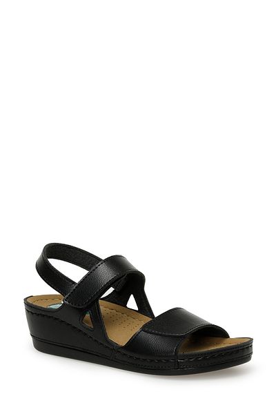Polaris 162567.z3fx Black Women's Comfort Sandals