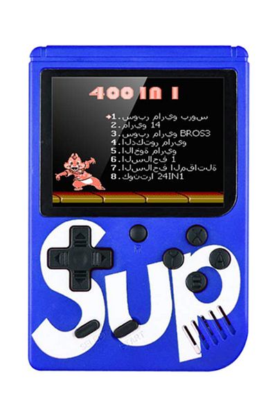 MACON Sup 400 In 1 Game Box Wireless Retro Gaming Console Also Supports External Gamepad With Tv - Blue