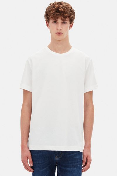 D'S Damat Μπλουζάκι Comfort White 100% βαμβάκι