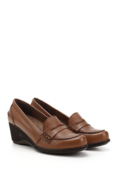 GÖNDERİ(R) Dámské opálené starožitné boty na klínové podrážce z pravé kůže