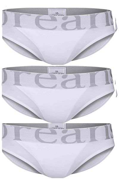 Doreanse 3-Piece Men's Modal Slip Panties 1225 White