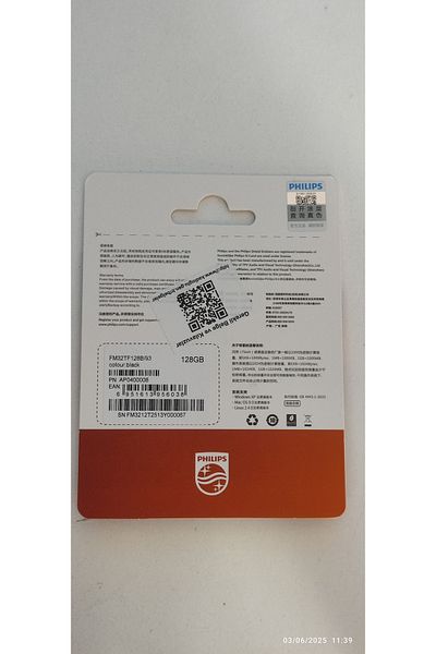 Philips 128 Gb Ultra Speed ​​A1 V30 Micro Sd Memory Card (100 Mb/S Speed)