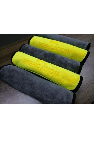 Evelise Set de 2 lavete profesionale Mercaton, microfibră ultra-absorbantă, foarte moi, tip prosop din fleece