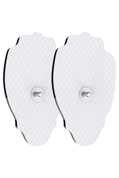zenifique Set of 2 gel electrodes, self-adhesive pads for electrostimulation device, white