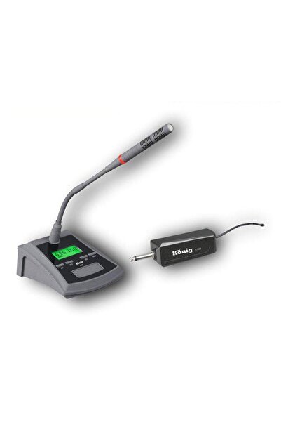 König K-509 Uhf Telsiz Kablosuz Kürsü Mikrofonu